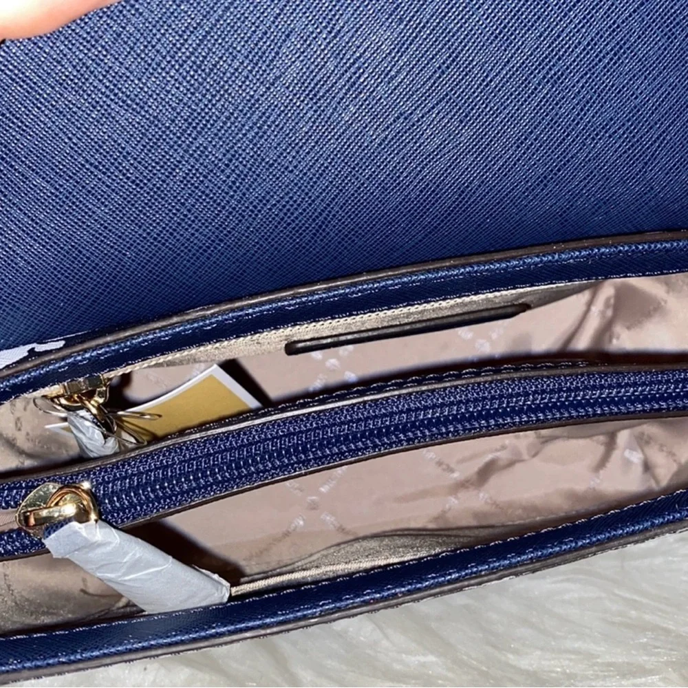 Michael Kors SOFIA Satchel/JET SET TRAVEL Wallet 2pc Set